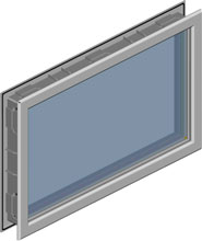 Новинки от ГК «АЛЮТЕХ»: окна для секционных ворот и встроенная калитка с плоским порогом