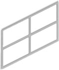 Новинки от ГК «АЛЮТЕХ»: окна для секционных ворот и встроенная калитка с плоским порогом
