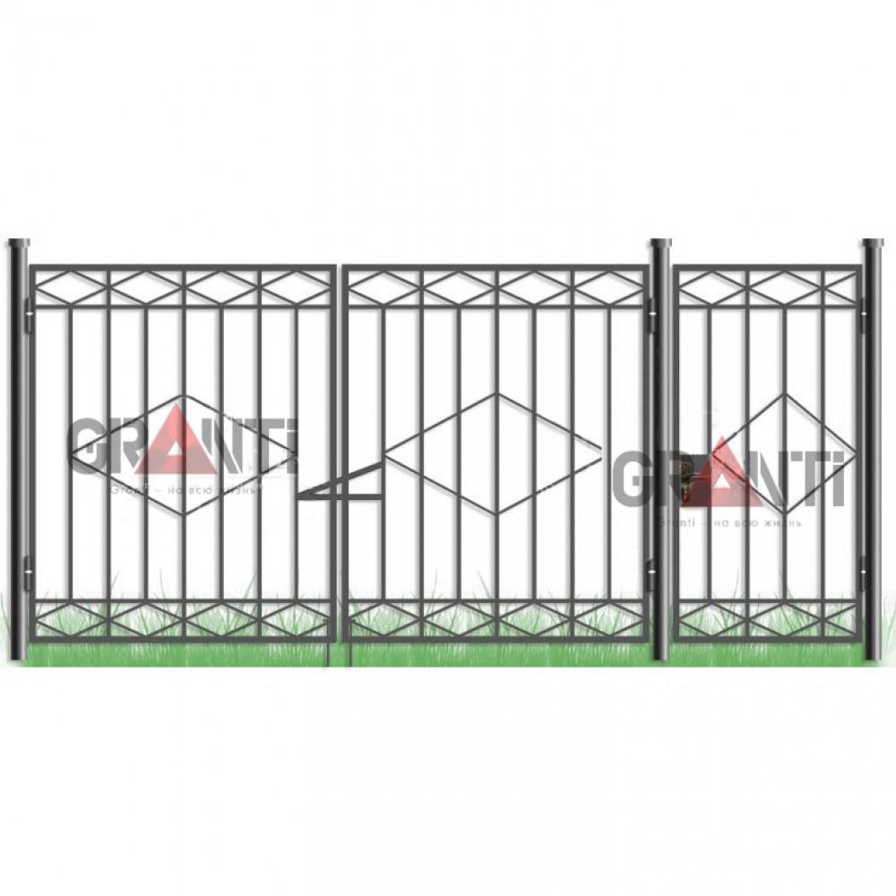 Ворота сварить:  сварить ворота на забор из профильной трубы своими .