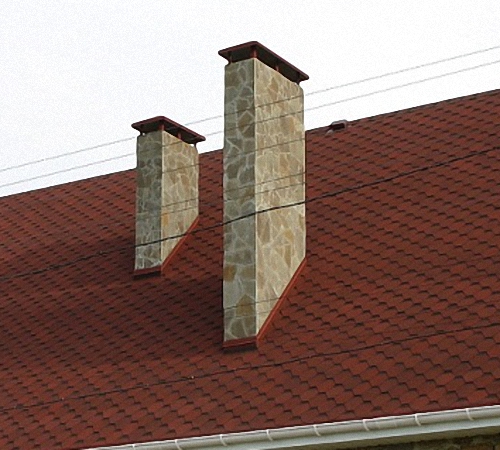  трубы дымохода на крыше профнастилом:  трубы на крыше .
