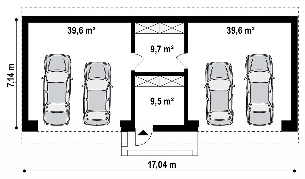 Гараж на два места. Размеры гаража на 4 автомобиля. Гараж на 4 машины Размеры. Гараж на 4 машины проект. Планировка гаража.
