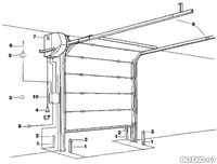 Ворота подъемные схема установки