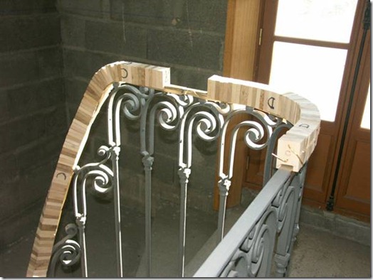 wreathed handrail