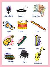 Musical Instruments Vocabulary For Kids