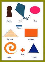 Shapes Kids Picture Vocabulary