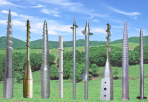 Разновидности винтовых столбов